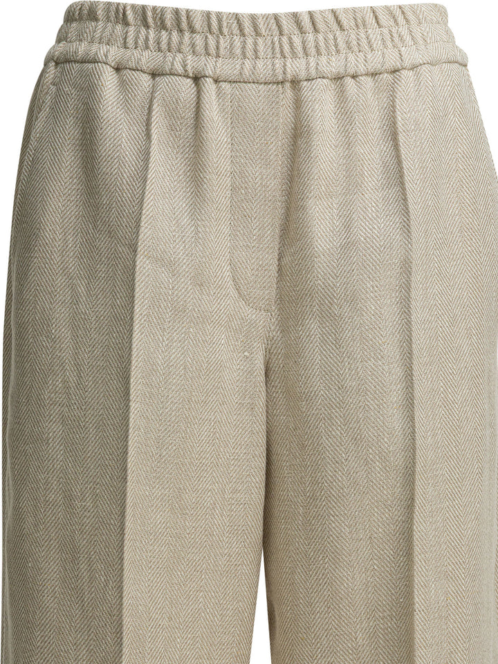Brunello Cucinelli Loose Track Trousers - Beige | 9d90868d204cf67ccd5871e804292adddf0e8aed