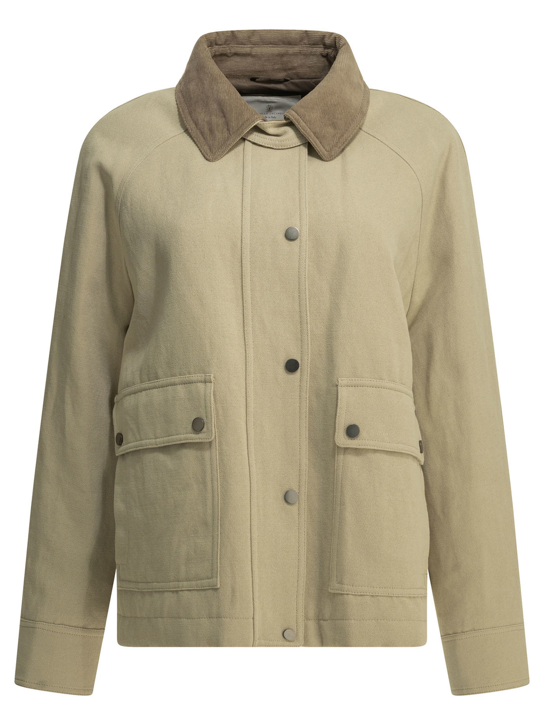 Brunello Cucinelli Lightweight Cotton And Linen Jacket Jackets and Coats - Beige | 230f82ae43bce93d9c90fe6d0e37c711f92a2e72