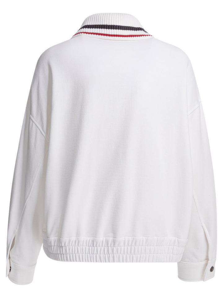 Brunello Cucinelli  Sweatshirts - White | 9208db95a5790f715d8bb853dcfea34267f1aaef