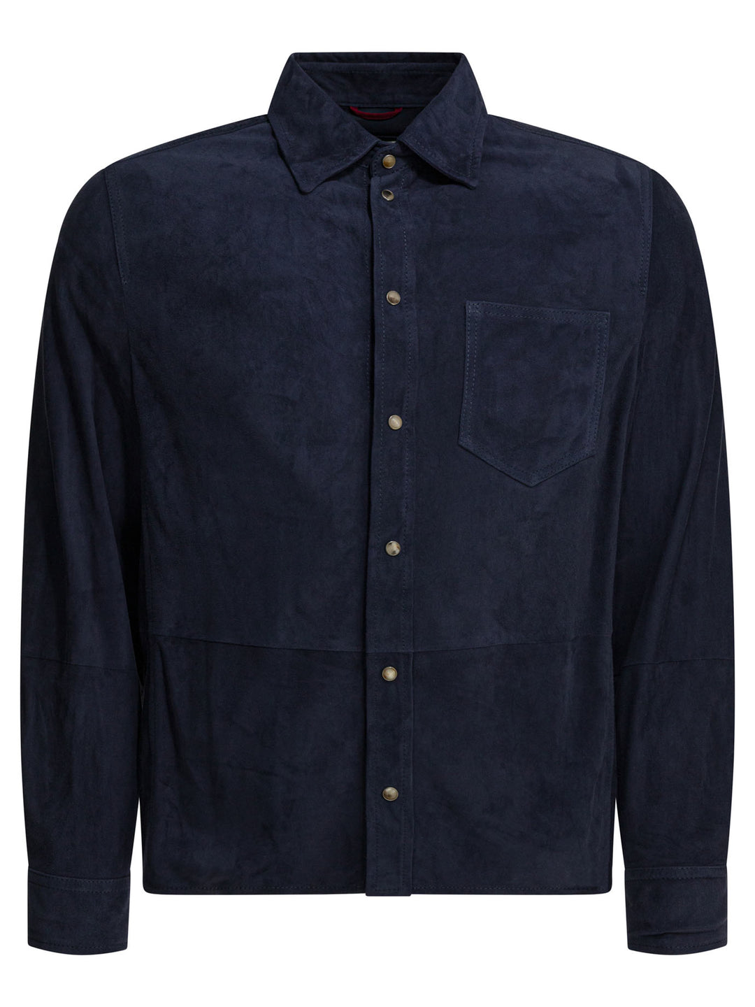 Brunello Cucinelli Suede Overshirt Jacket Jackets and Coats - Blue | 58b506013aaf7d66e70809867dc4a283d8494b59