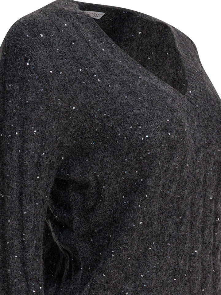 Brunello Cucinelli Dazzling Cable Knitwear - Blue | a6e7c537cbe03f5b99f6278bc2d765400821169a