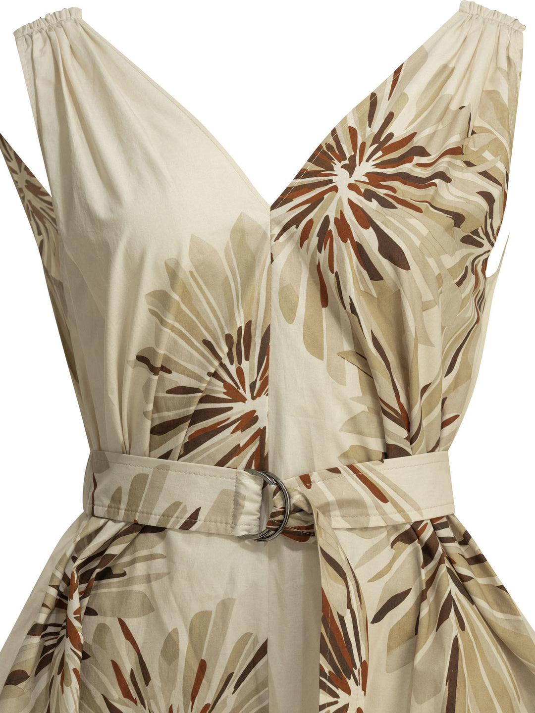 Brunello Cucinelli Bloom Print Dresses - Beige | ea76791305f2a573896b016e87098f20e927279a