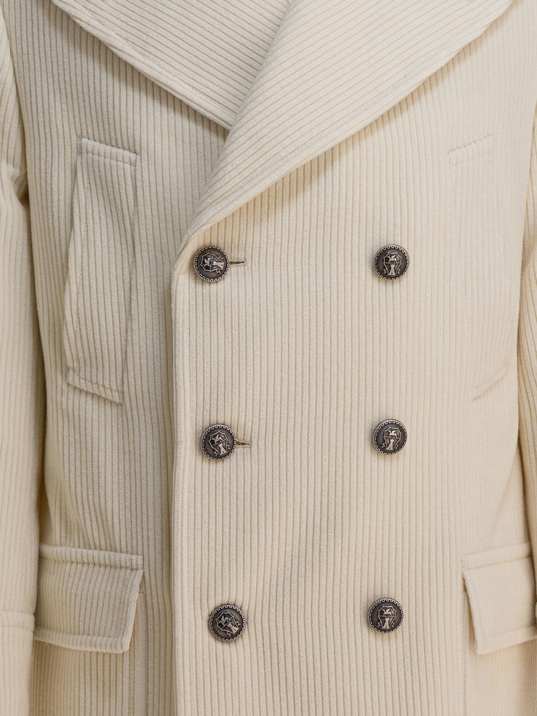 Brunello Cucinelli Velvet Coat Jackets and Coats - White | 1654db1116a06e7595d1c9c7ddadd2596d157f6d