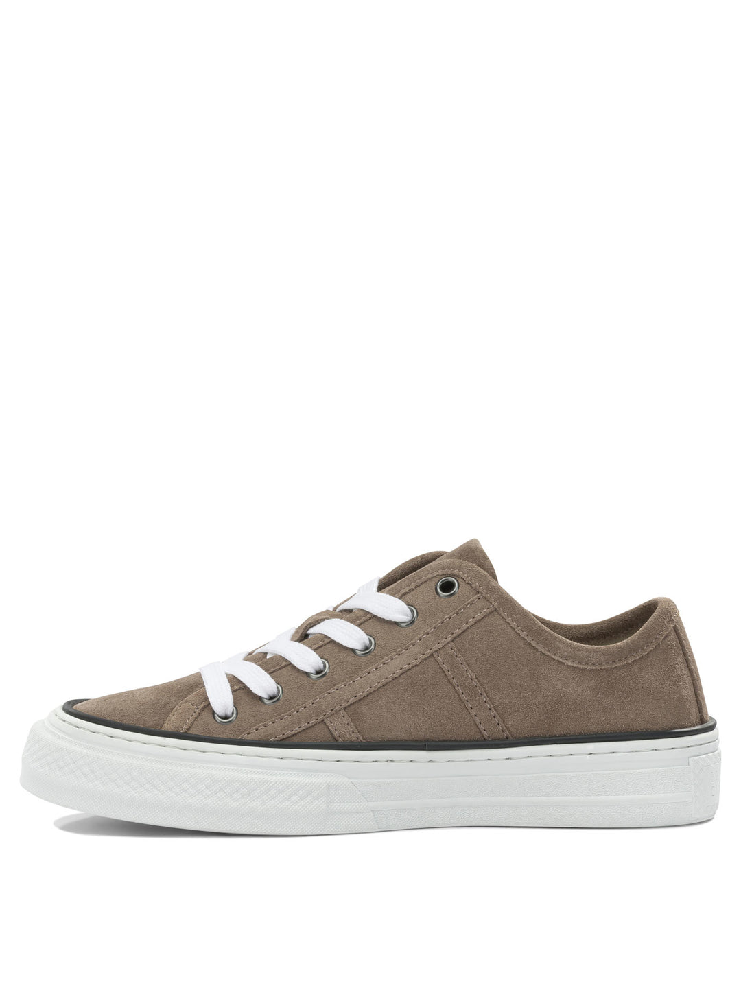 Brunello Cucinelli Shiny Tab Sneakers & Slip-On - Beige | 0a92a7f06a47147c418a18a4082f0300955464c2