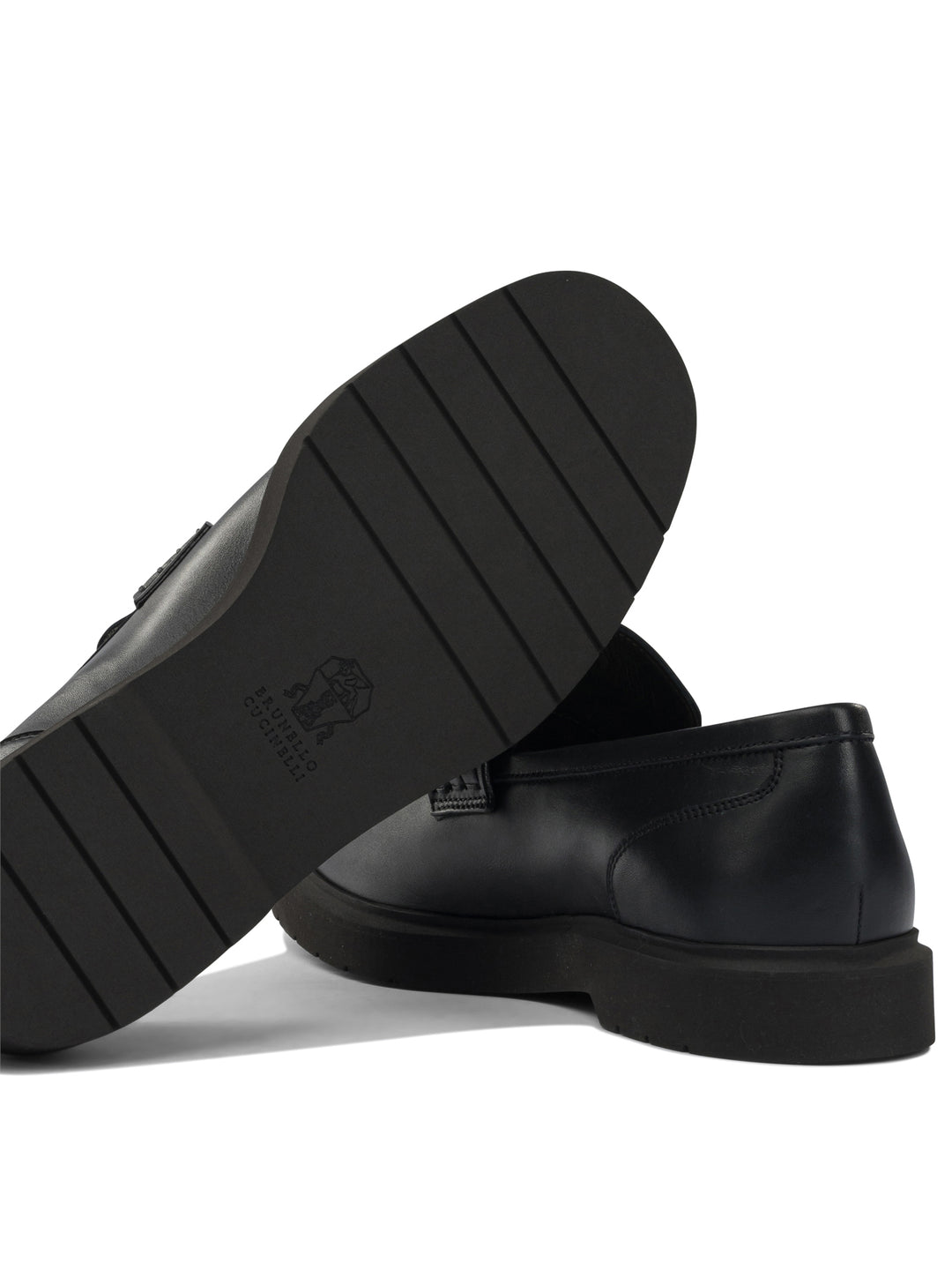 Brunello Cucinelli Penny Loafers & Slippers - Black | 5232eaca4628304339dfc224752ce50dd5ef2217