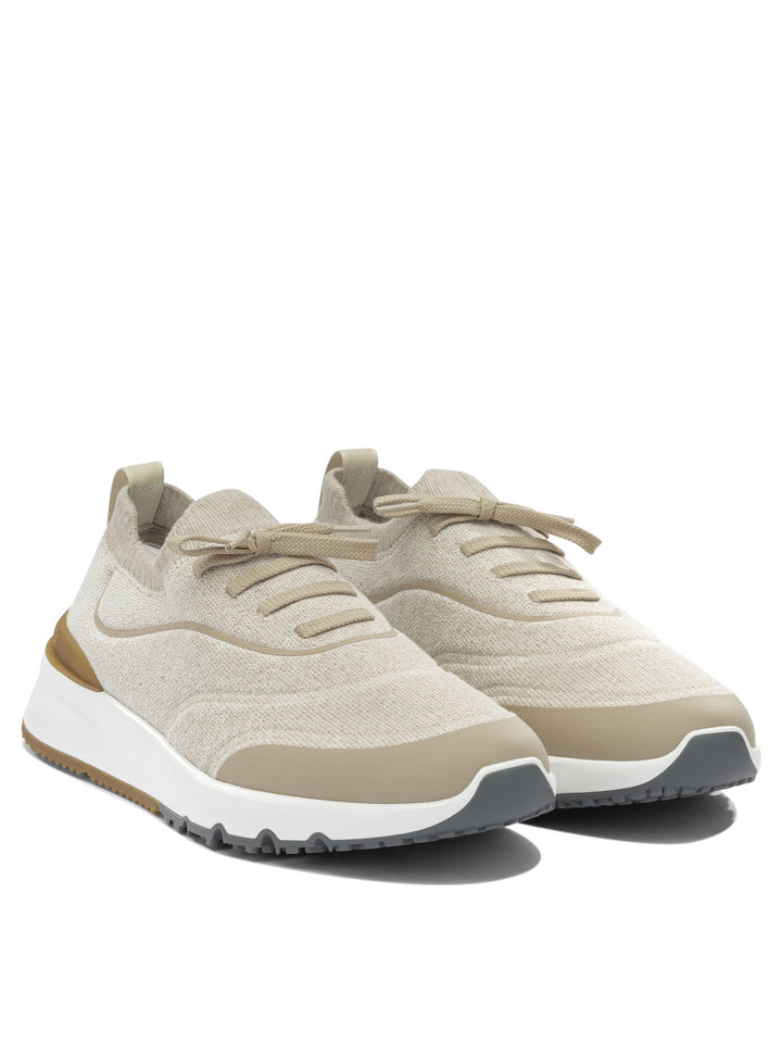 Brunello Cucinelli Low Sneakers Sneakers & Slip-On - Beige | a56350e462a4820226eb3fe1d098f8e92219952a