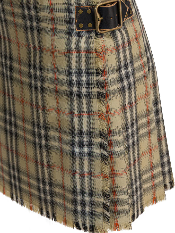 Burberry Check Skirts - Beige | fd14d8444a5b3ac6f90a502ea6abce649b258ba2