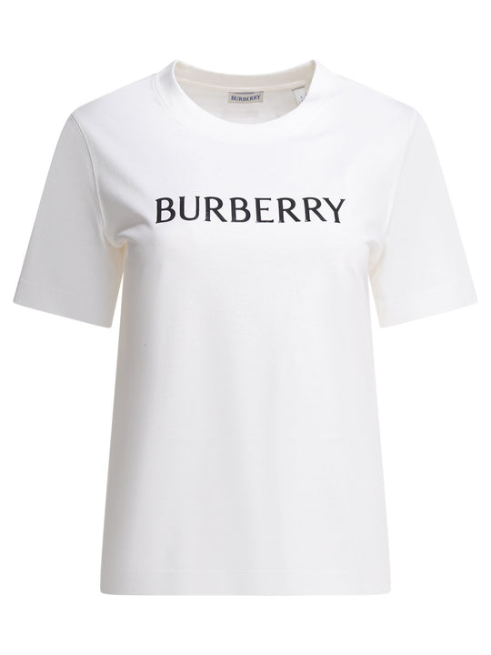 Cotton T-Shirt With Logo T-Shirts White