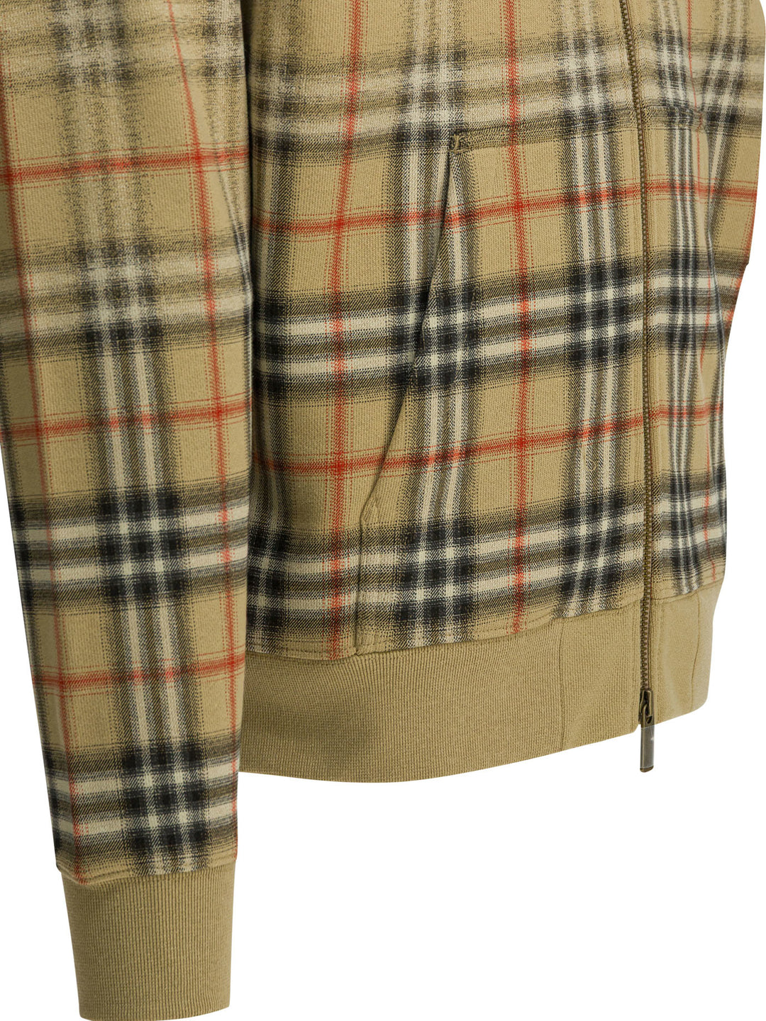 Burberry Check Sweatshirts - Beige | fdbf6553ac3ff7ac67006eca5ffdee38c62187e6