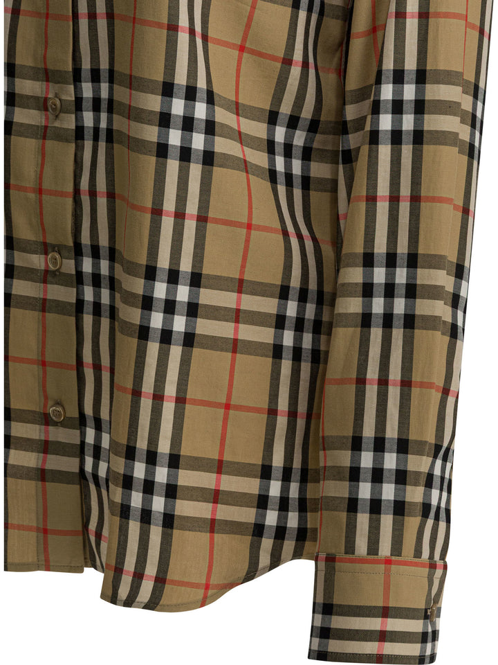 Burberry Check Shirts - Beige | 7529e0c77fd06368cad4a8454b67518ff6beb79c