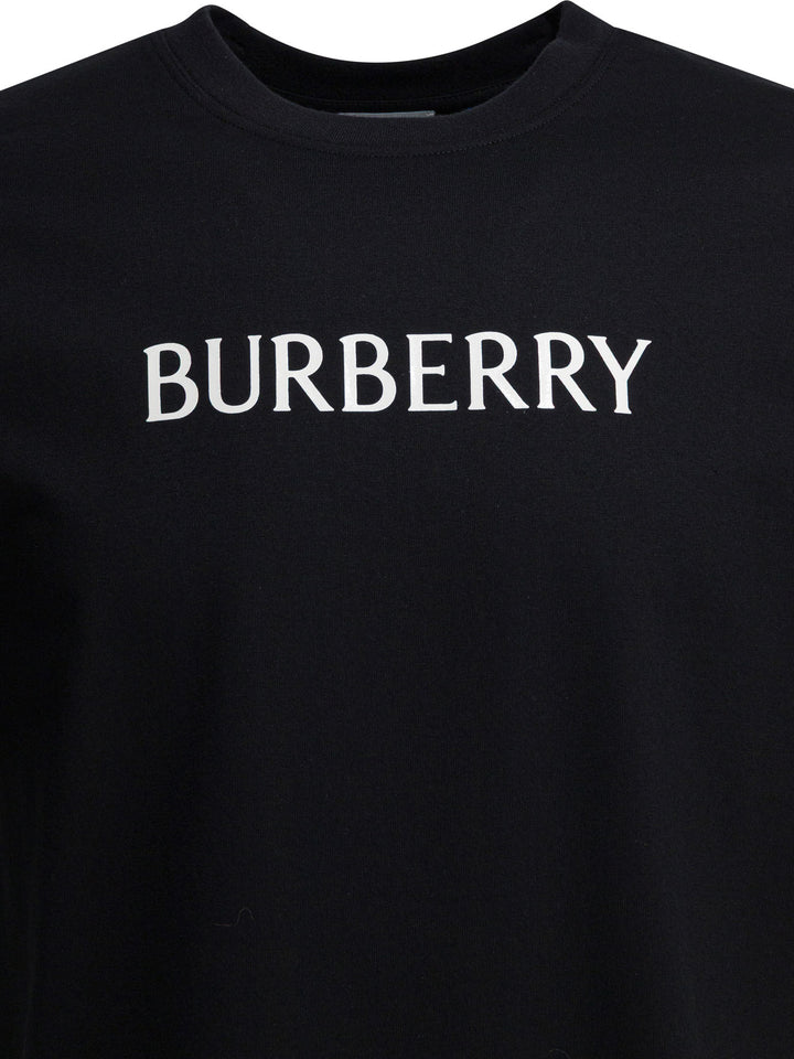 Burberry Cotton T-Shirt With Logo T-shirts - Black | 98b999103bc2e802d020e0a8b8cc3d2e98e82175