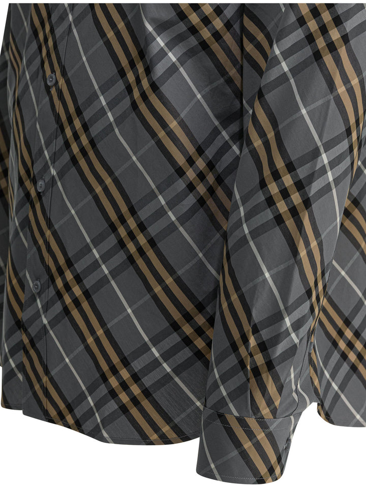 Burberry Robert Check Shirts - Blue | c75da8875e8caca3f9311dc7d75f636b3e2d8a1a