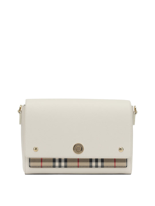 Note Crossbody Bags White