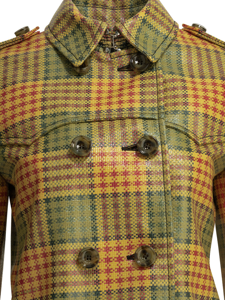 Burberry Summerside Check Jackets and Coats - Yellow | 06fb4fee70d3ad4bca1f872c8a9ba77c1b576849