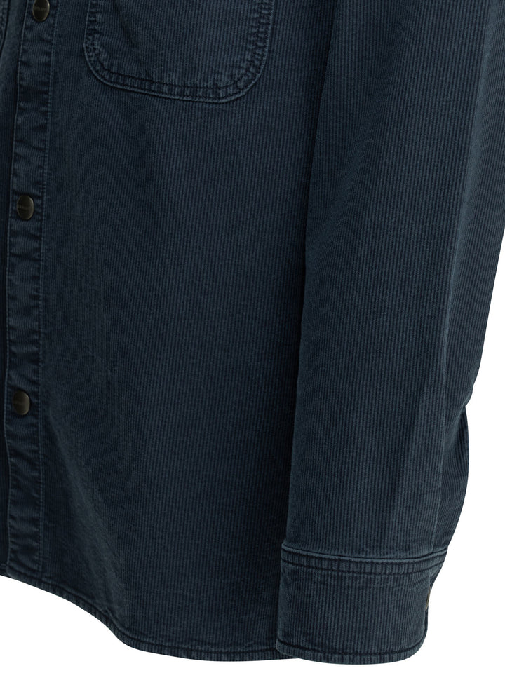 Carhartt Wip Parrish Shirt Jackets and Coats - Blue | d0661fadcb45cf3b666bb43d57837047797920df