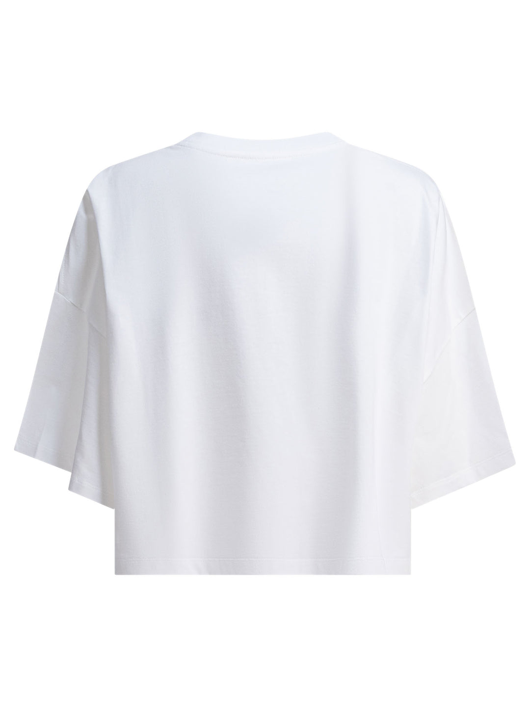Chloé Boxy T-Shirt In Cotton Jersey T-shirts - White | 4aab1c3fbc0e75b8522c99b480006e4e9db9f4a4