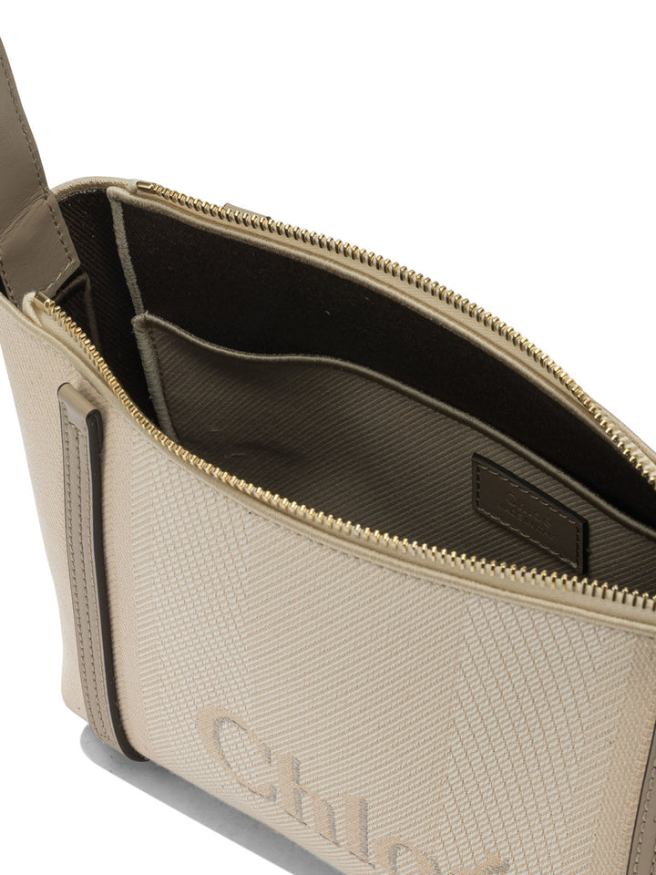 Chloé Carry Shoulder Bags - Beige | 17c6781ce7c112671f452d8fd54e1ef4ee341cfd