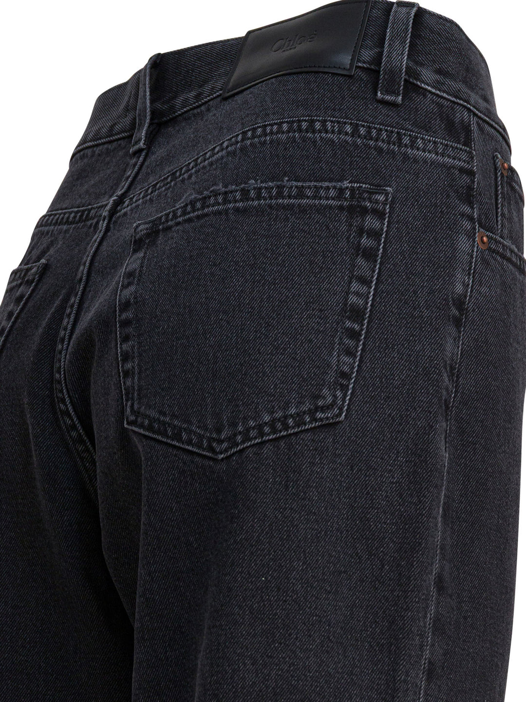 Chloé High-Waisted Jeans - Black | cbbc0a09f524802e0a748e6a1ed6ec13d8e7f063