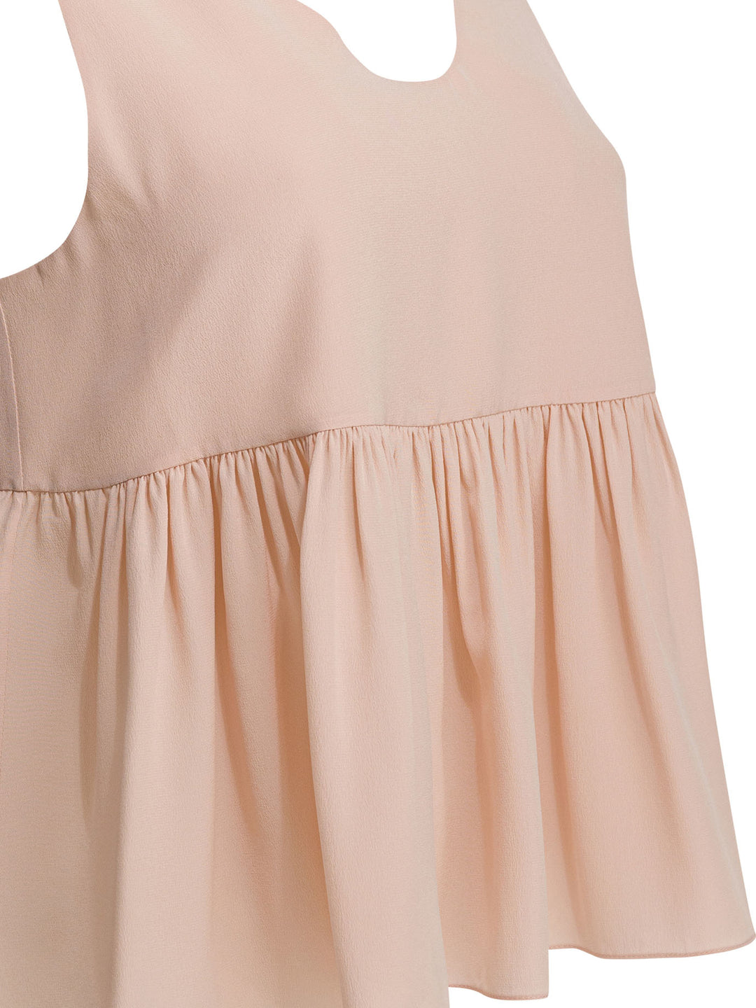 Chloé Silk Crepe De Chine Top Tops - Pink | d2d46e5ca28b34f65663ca474b675b6eede470b3