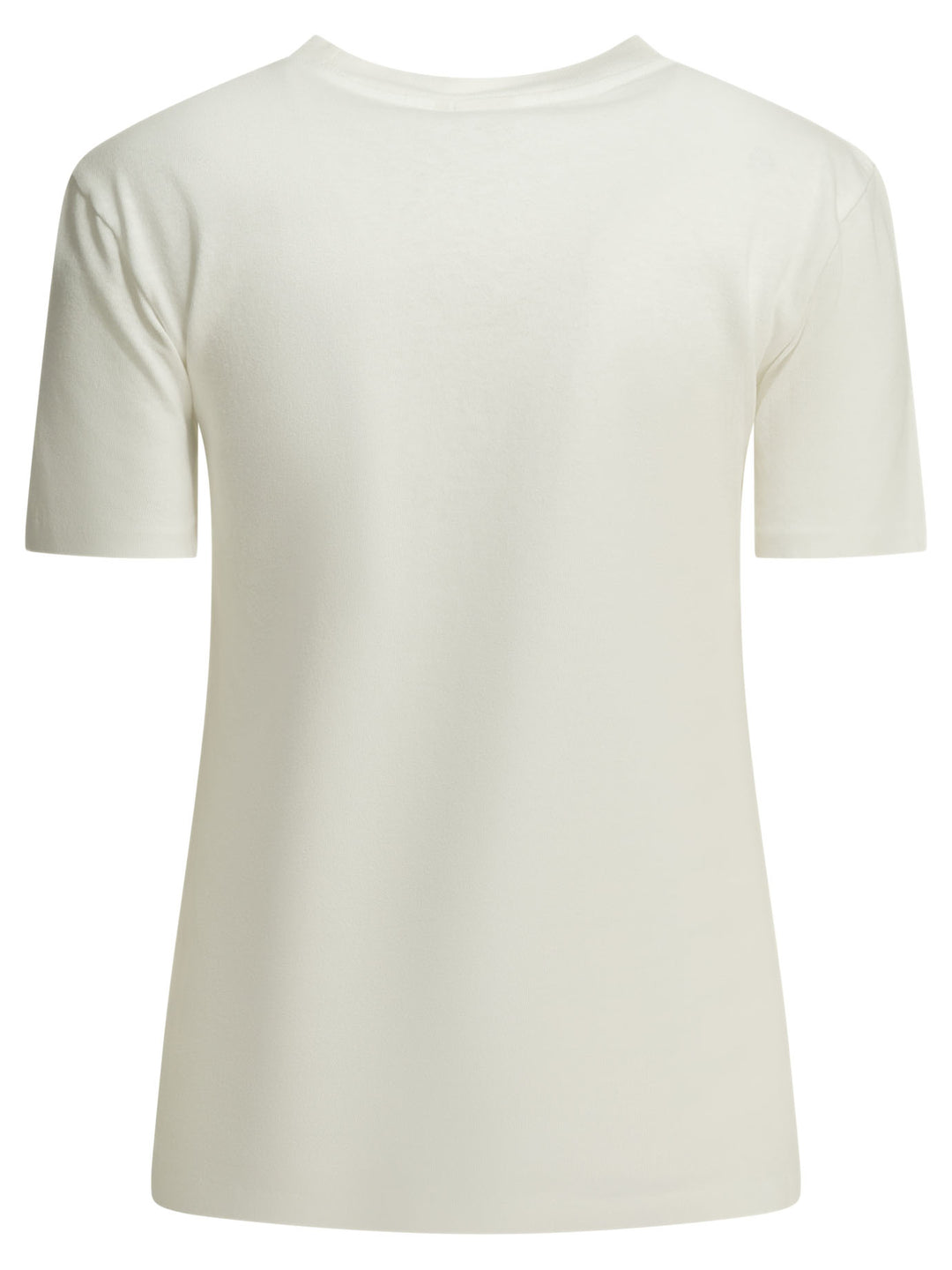 Chloé Crew-Neck T-Shirt With Logo T-shirts - White | a8296ee840e3be1fe11e924fefd72c0b7f563a82