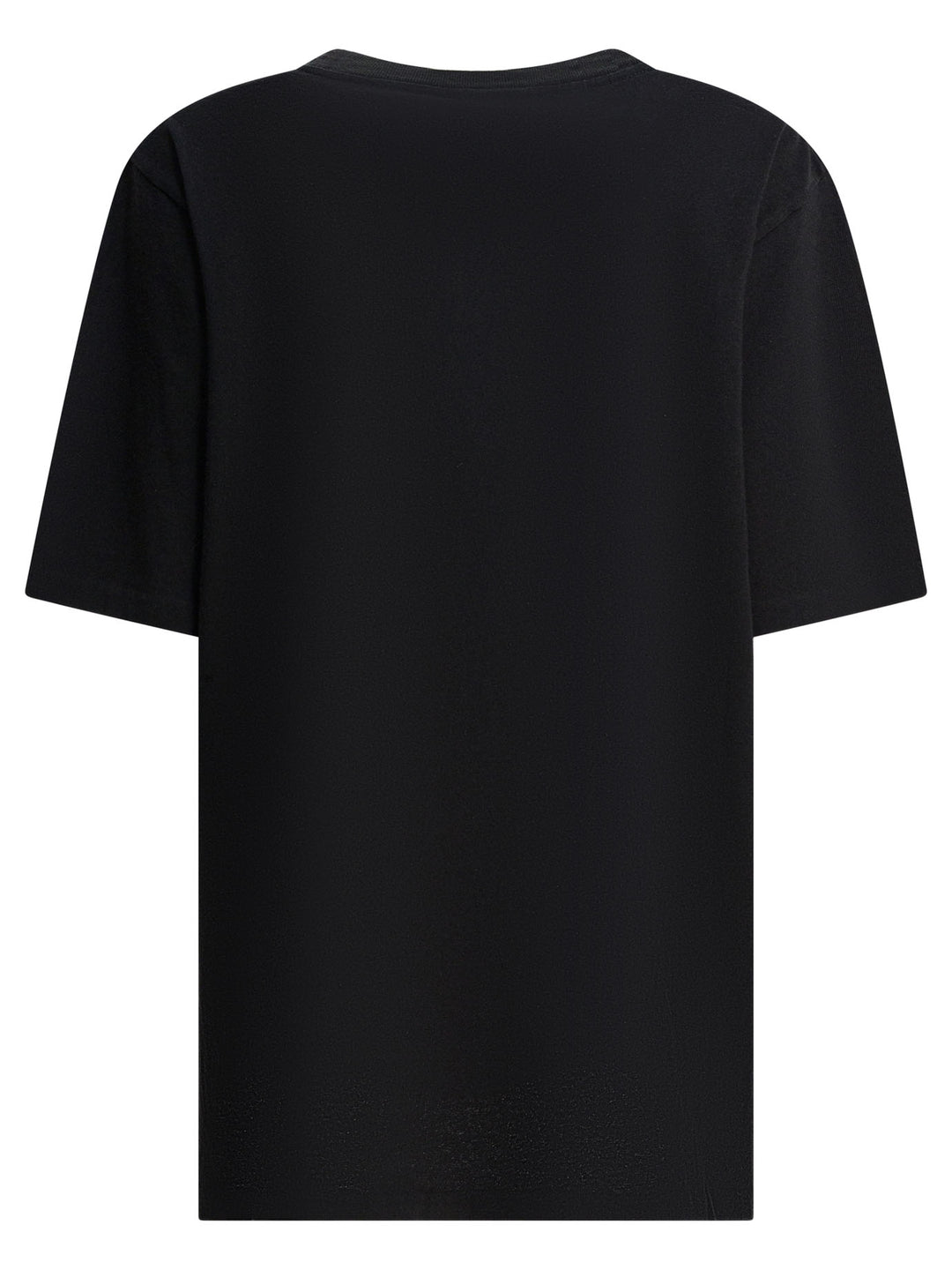Chloé Cotton T-Shirt With Logo T-shirts - Black | 4b06a9c4ded2e685e5434e88d935e646aa11b6a0