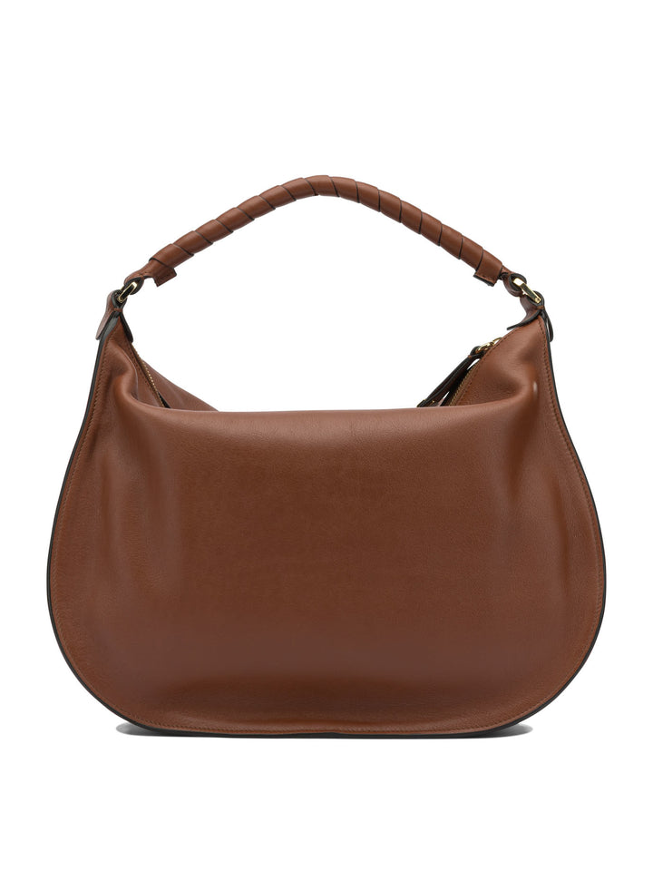 Chloé Marcie Shoulder Bags - Brown | a4864f4a2585d92f7ab8e9d74e8fec4b8bec2580