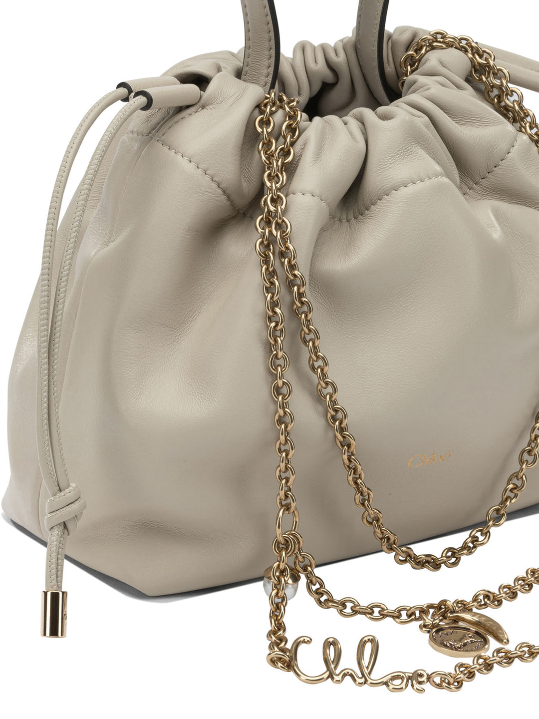 Chloé Chloé Icons Shoulder Bags - White | 9bf84f1d62beed2ea0ca5a3920833c671cceb524