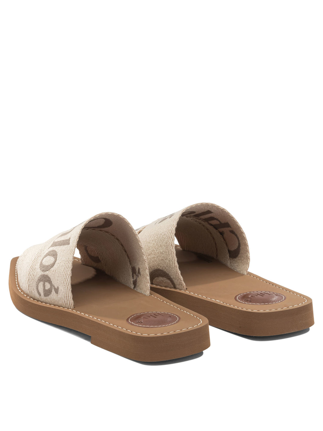 Chloé Woody Sandals - Beige | 11eedbe1be786a47518e7967da56c7c7c2c06457