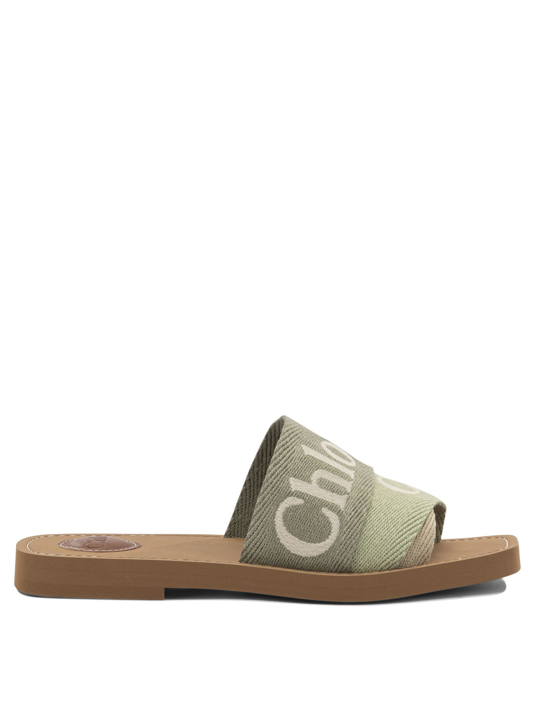 Chloé Woody Sandals - Green | 1643db4e79c01e4ffa275a2ef1fd19d303e7db3d