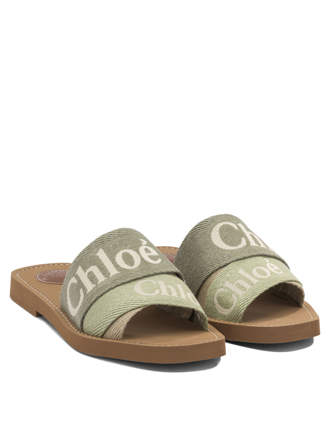 Chloé Woody Sandals - Green | 1d70c38dad51a5c176534cf6f1788a899c8db4c5