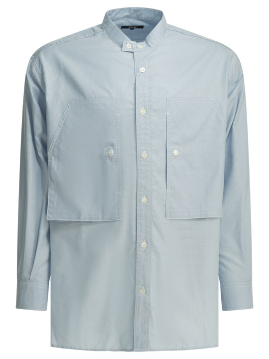 Casual Shirt With Patch Pockets Shirts Light Blue