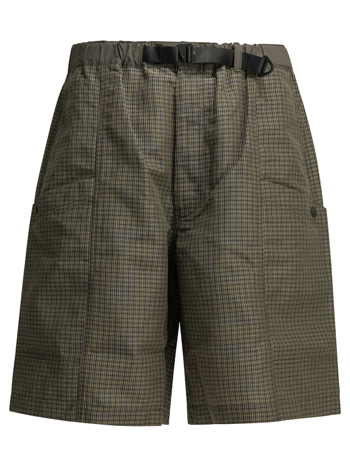 Comme Des GarçOns Homme Plaid Cargo Shorts - Brown | 3595df8b2814798b89d3c5bbc2c2afcd0e168a95