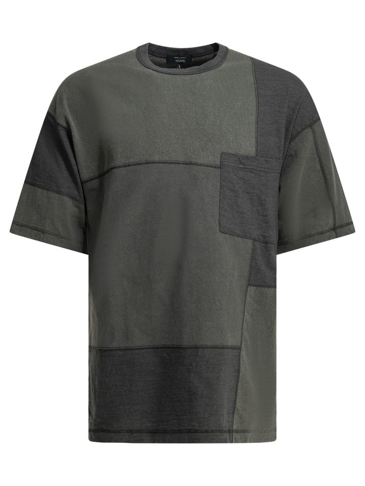 Comme Des GarçOns Homme Patchwork Crewneck T-Shirt T-shirts - Black | 70c720df11e49c03de609c1dbc4da2a9d4065f9a