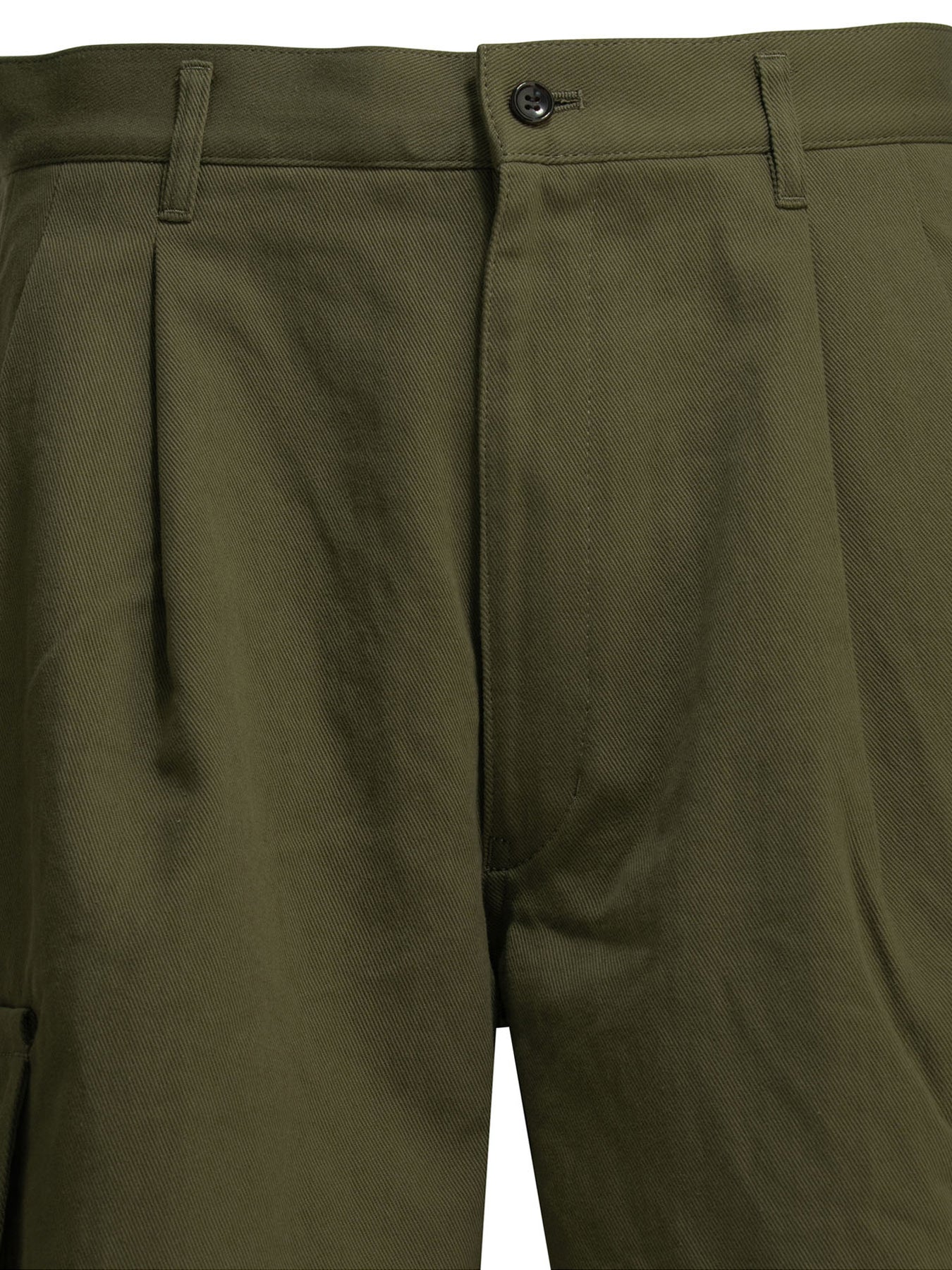Comme Des GarçOns Shirt Cargo With Print Shorts - Green | 583df7604e7fad861ba4a42307ad9cf620a9082c
