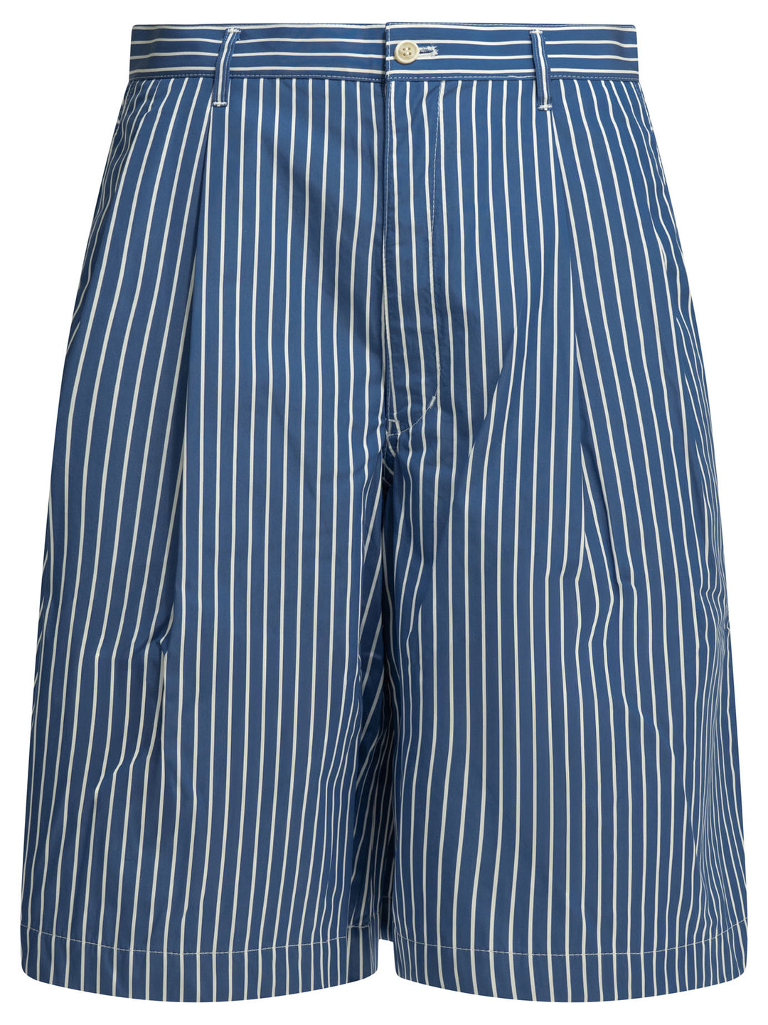 Comme Des GarçOns Shirt Formal Striped Shorts - Blue | d572760d0bc3fde4f595c32842bf06f769d905d2