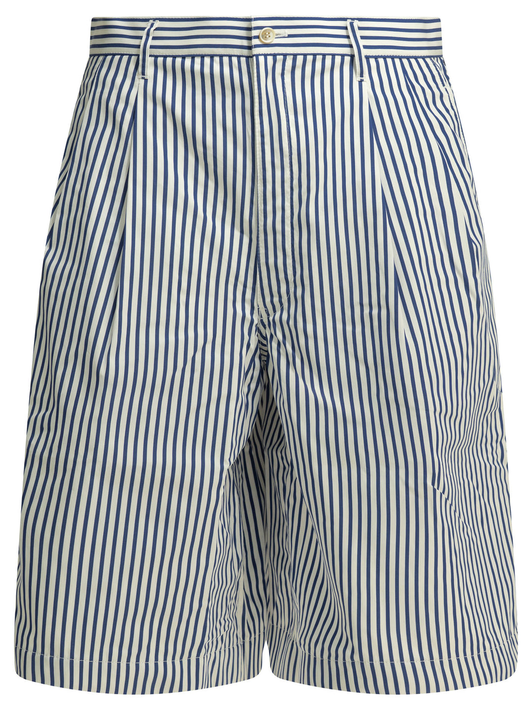 Comme Des GarçOns Shirt Formal Striped Shorts - White | 172f428b341600b25ad66a5b98d2f5debdf87828