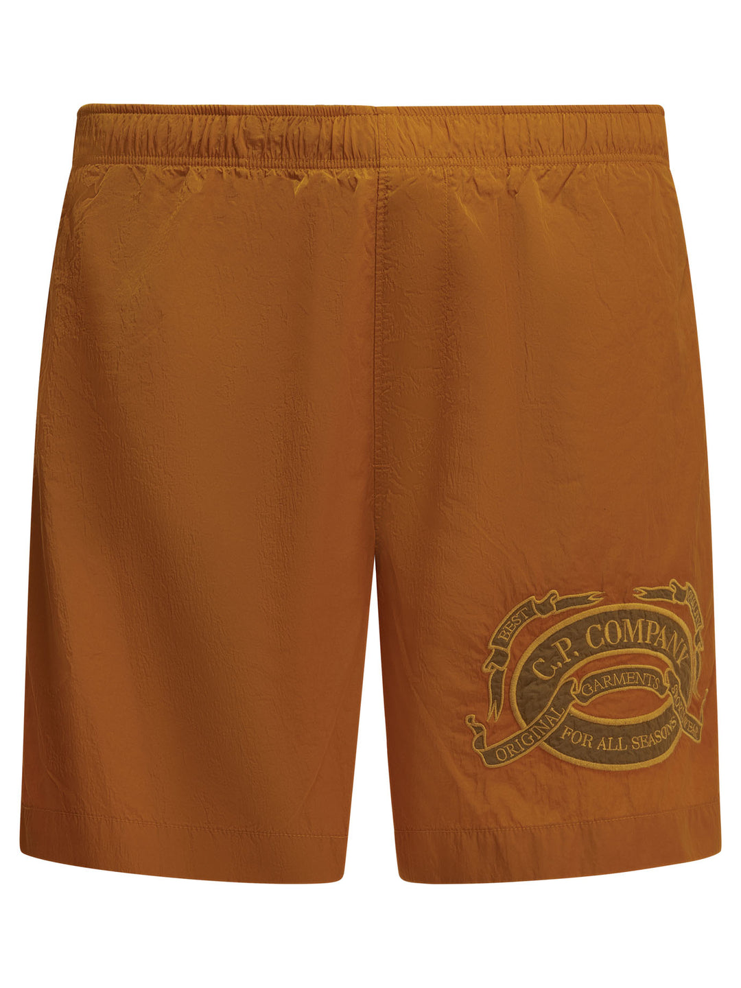 C.P. Company Eco-Chrome Embroidery Swimwear - Orange | 54ab660d1a0c9cee2b541e83d738de33da791130
