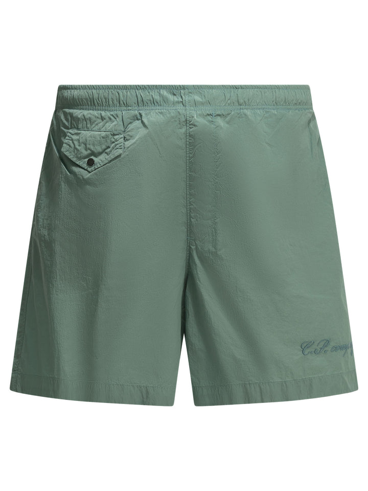C.P. Company Eco-Chrome Swimwear - Green | 6a62e7038f8625e2a298e9d7fc0cb0fc516e8040