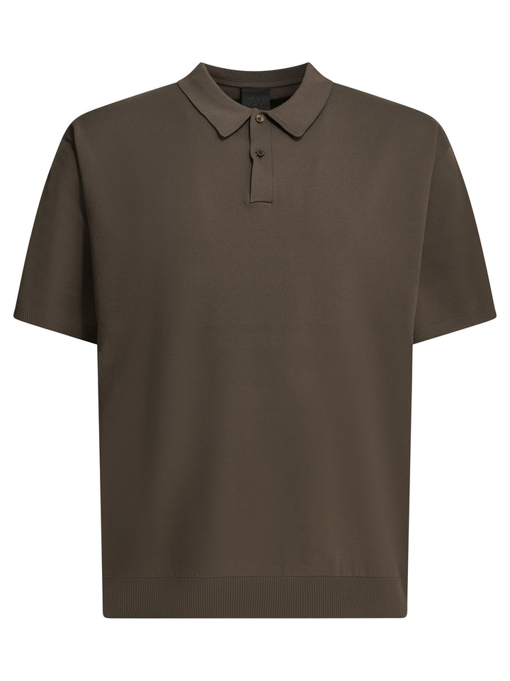Daiwa Pier 39 Tech Knit Polo shirts - Brown | 9f524cbdcba314ebd86fbb86cb2cb79d4a136da4