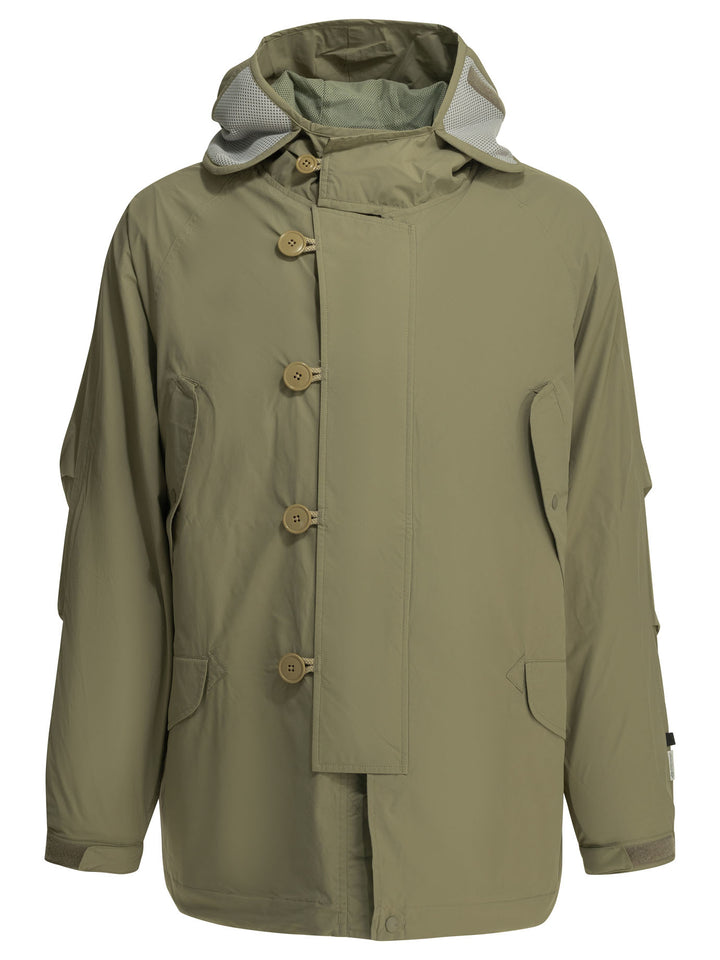 Daiwa Pier 39 Windstopper® Flight Parka Jackets and Coats - Green | a3367c1e6bb7920e9ddbf9c71b0a54d0f512bfc0