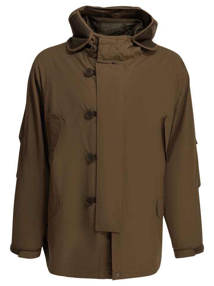 Daiwa Pier 39 Windstopper® Flight Parka Jackets and Coats - Brown | 2c2cb77f01cb0256c04f39e6934c27f45a7c547b