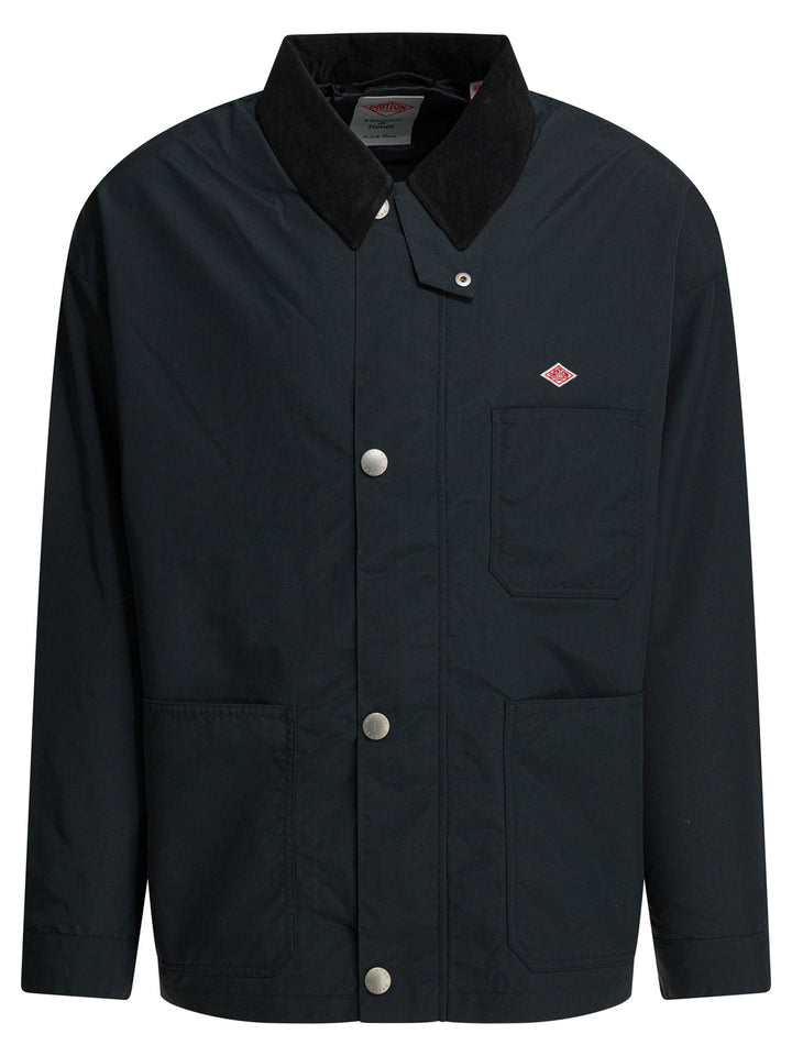 Danton Lightweight Jacket With Logo Jackets and Coats - Black | 676dad297fd8138c7651738f22581f70c749bef2
