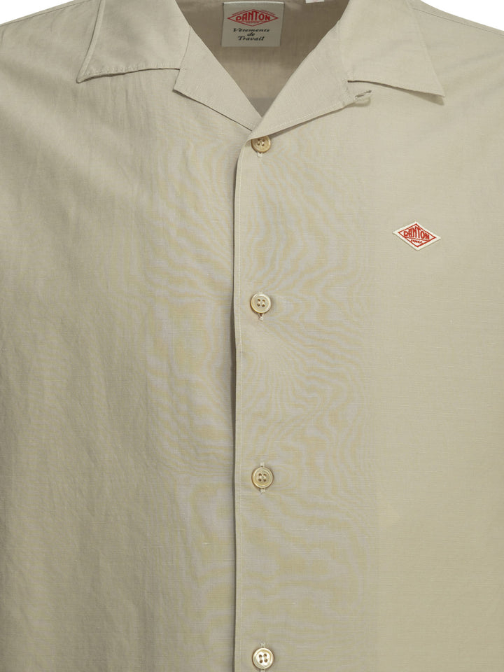 Danton Casual Cotton Linen Shirt Shirts - Beige | 8ad4624af5a9e1b728e6991fc12c2c4aa5d7b06c
