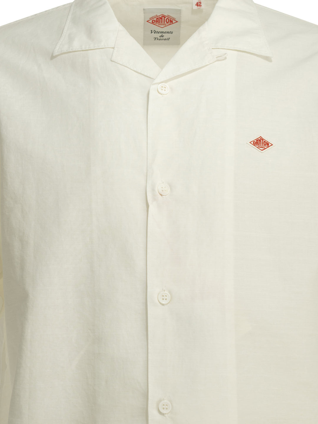Danton Casual Cotton Linen Shirt Shirts - White | 529bf5cae4f20f272e66be455c44334b604849c1