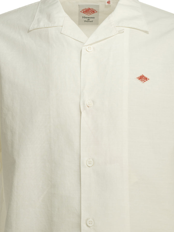 Danton Casual Cotton Linen Shirt Shirts - White | 529bf5cae4f20f272e66be455c44334b604849c1