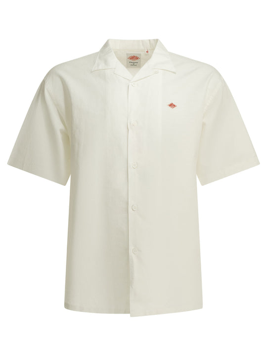 Casual Cotton Linen Shirt Shirts White
