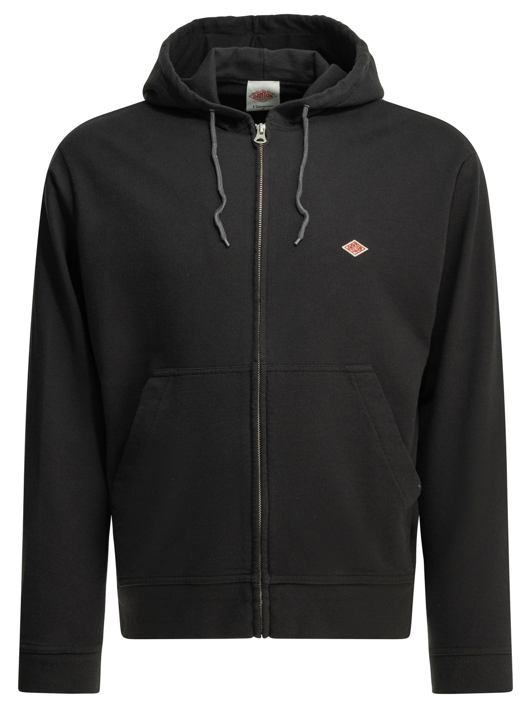 Danton Zipper Hoodie Sweatshirts - Black | 28c37470f082566875f11727d223c8dc7e9d0804