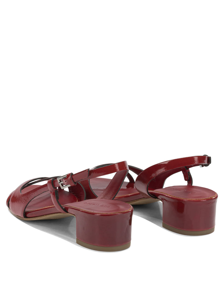 Del Carlo  Sandals - Red | 869a2ce1c0caf7f82a874f3b1379bbcbaaa7595a