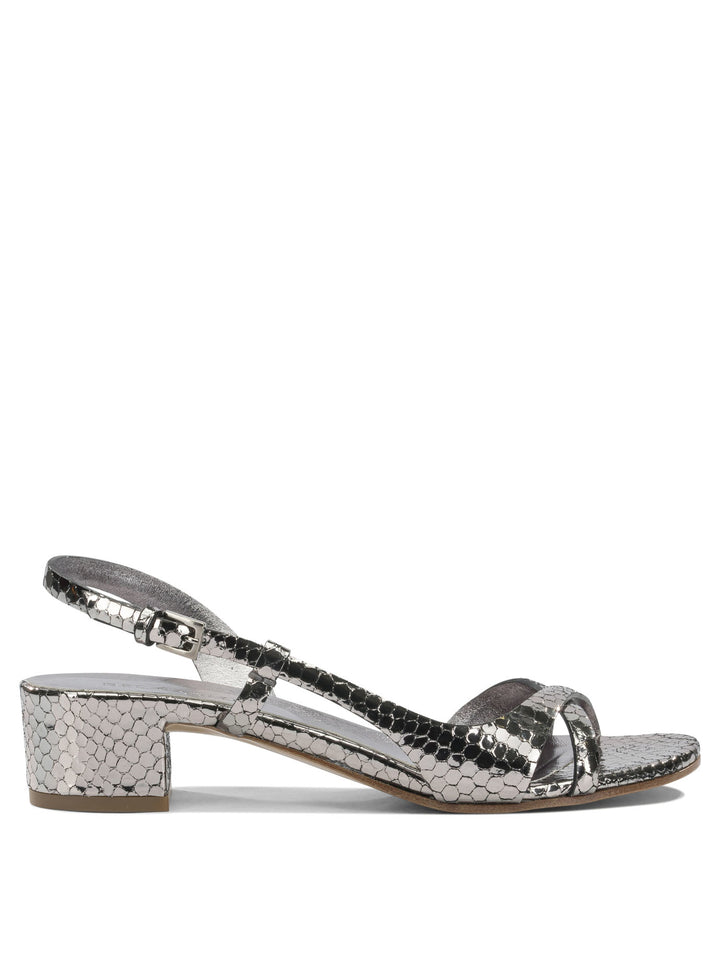 Del Carlo  Sandals - Silver | cc30dbe698f53e4dbe8127aba9049d6005c90972