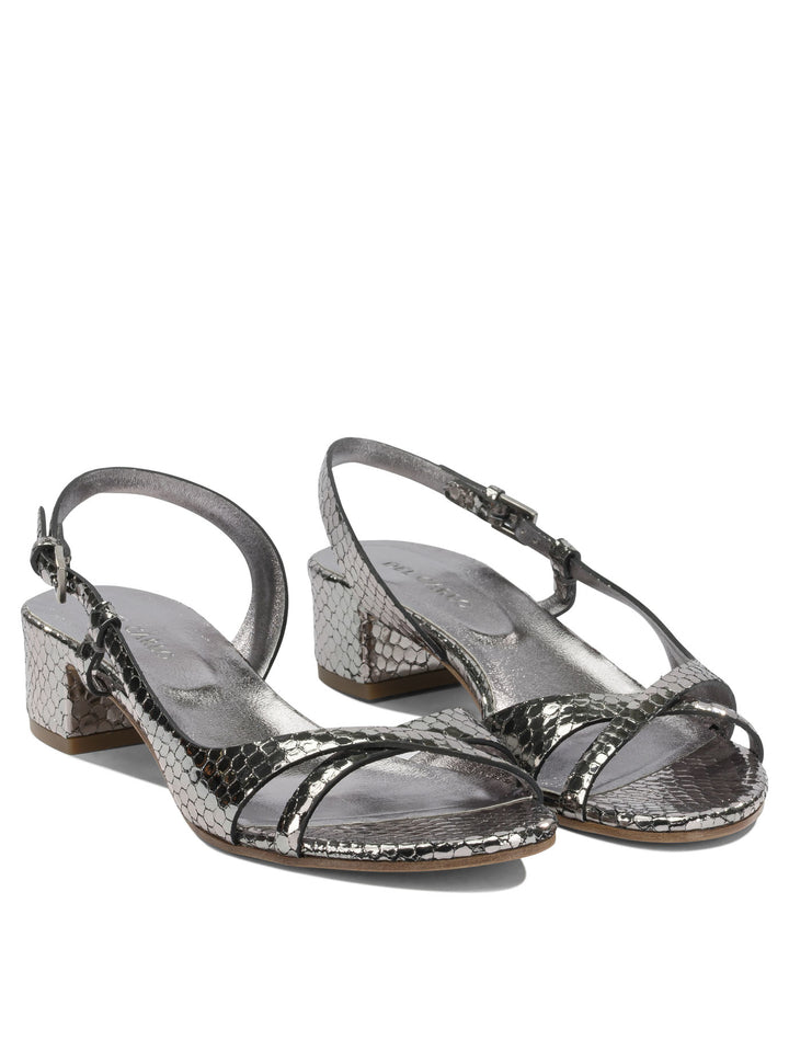Del Carlo  Sandals - Silver | e59271f64ef22877e39caf5fc58f225a27e00c2d